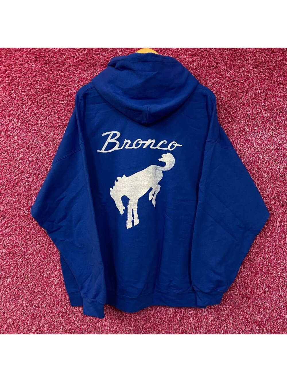 Junk Food Ford Bronco Classic Logo Pullover Hoodie Large
